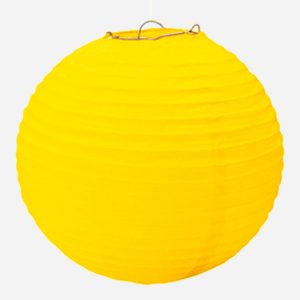 decorazione-carta-lanterna-gialla
