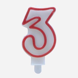 candela-bordo-rosso-numero-3